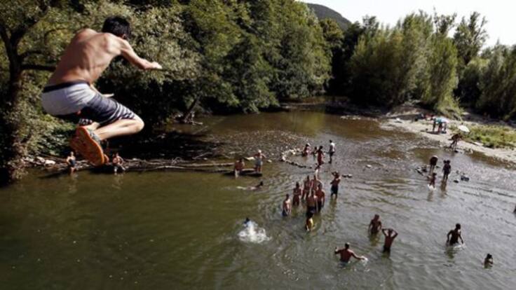 Altas temperaturas e incendios en Navarra (17/06/2022)