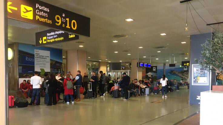 El sindicato USO denuncia que falta un 25% de personal en el Aeropuerto de Ibiza
