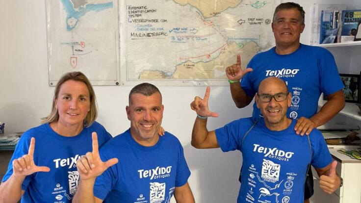 Jordi Cervera: ""Tenim la il·lusió de creuar l'estret de Gibraltar perquè es conegui l'ELA"