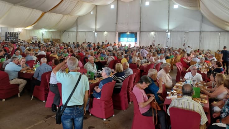 Comida Homenaje a los Mayores Feria de Linares (30/08/2022)