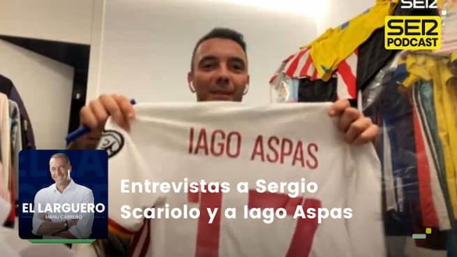 Entrevista a Scariolo y a Iago Aspas