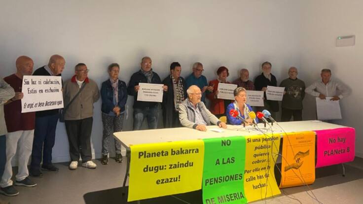 Manifestación de cara al 1 de octubre, Día Internacional de las Personas Mayores (28/09/2022)