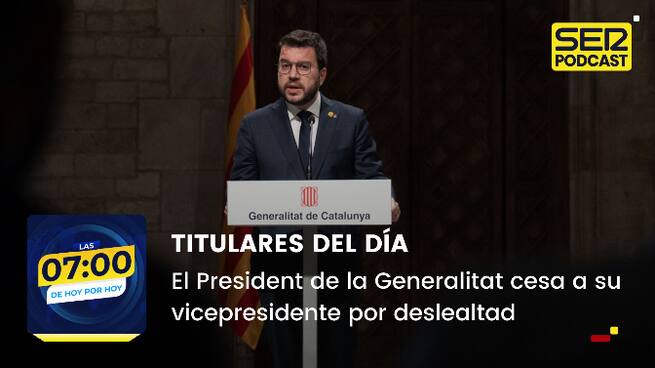 El President de la Generalitat cesa a su vicepresidente por deslealtad