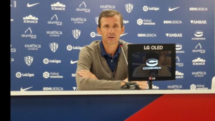 Ziganda en la previa del partido ante el Granada