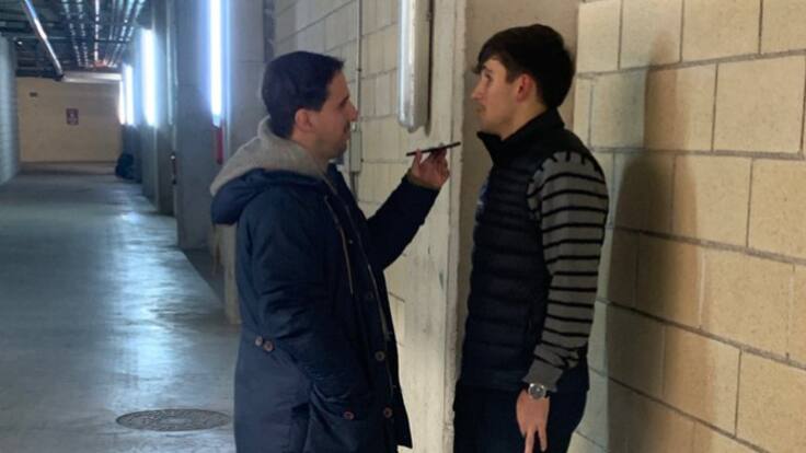 Primera entrevista al jugador de la Real Pablo Marín en la SER