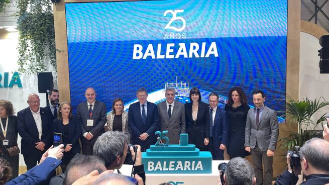 SER Viajeros Comunitat Valenciana Fitur 2023: 25 aniversario de Balearia