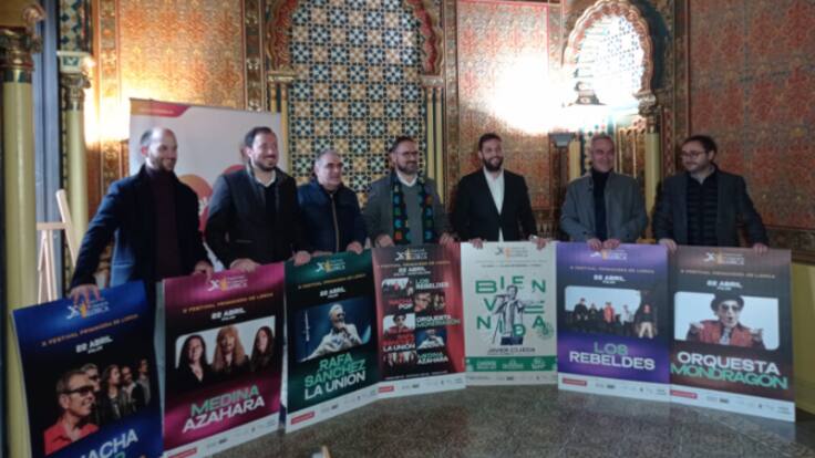 Medina Azahara, Nacha Pop, Rafa Sánchez, la Orquesta Mondragón, en el Festival de Primavera de Lorca