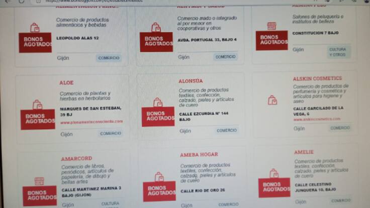 El programa de Bonos Gijón llega a su fin