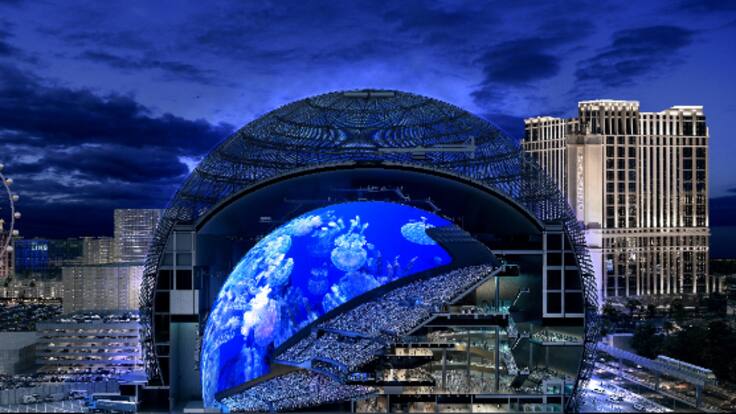La gigantesca esfera de Las Vegas que se diseñó en Zaragoza (01/40/2023)