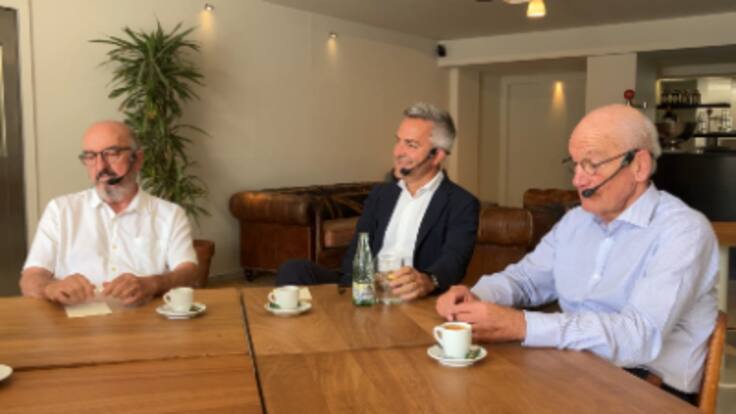 Debat de l'Estat de la Nació Barcelonista amb Carles Vilarrubí, Jaume Roures i Víctor Font