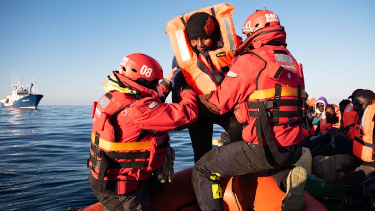 Iñigo Mijangos, presidente de la ONG Salvamento Marítimo Humanitario