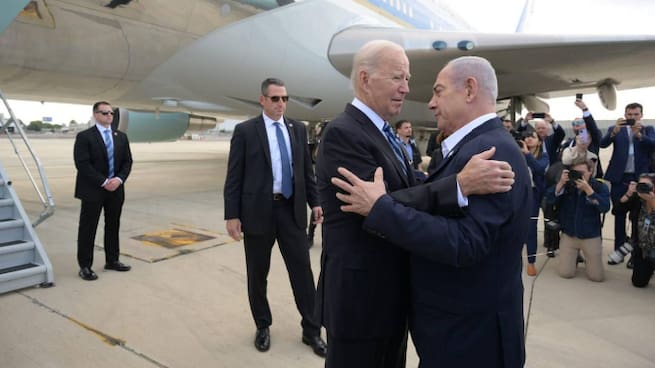 Àngels Barceló: &quot;Biden abrazó a Netanyahu pese a los 500 palestinos muertos en un hospital&quot;