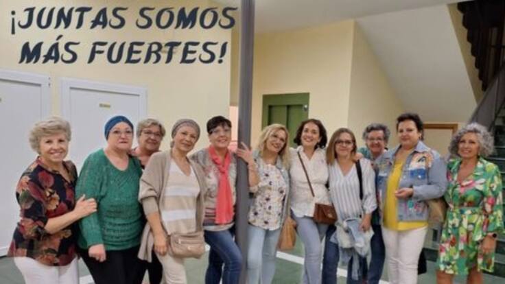 María José García, presidenta de la asociación "corazones rosas". Día Mundial para la lucha contra el Cáncer de Mama