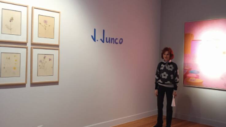 Josefina Junco dona a la Casa Natal de Jovellanos su obra Casas en el Muelle