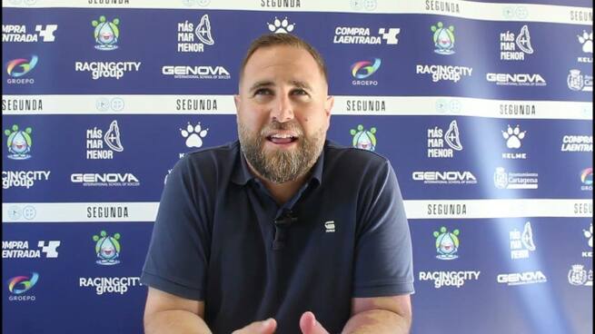 Javi Motos previa Balona-Mar Menor