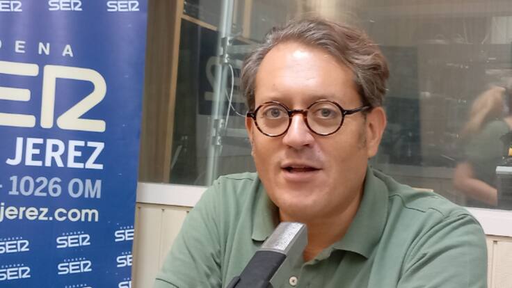 Fernando Calderón, el rey Melchor, en Radio Jerez