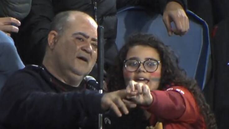 Alfredo y su hija Elisabeth, un amor incondicional por Osasuna: "Con su dedo le señalaba dónde estaban los jugadores, el balón..."
