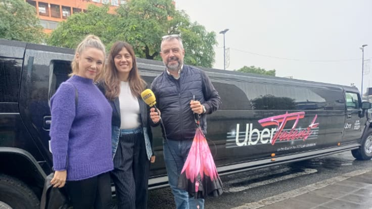 Lola Vilas y Blanca Zayas, directora y responsable de Comunicación de Uber España, en Hoy por Hoy Sevilla