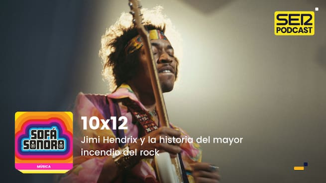 Jimi Hendrix y la historia del mayor incendio del rock