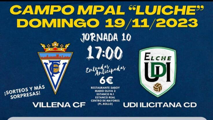 Bernardo Postigo. RR.PP del Villena CF en Ser Deportivos