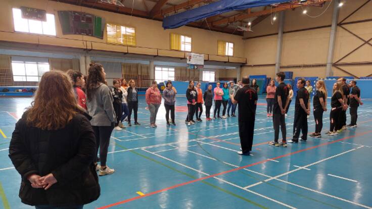 Charlamos con el director técnico del Club Taekwondo Getafe, Rubén Montesinos.