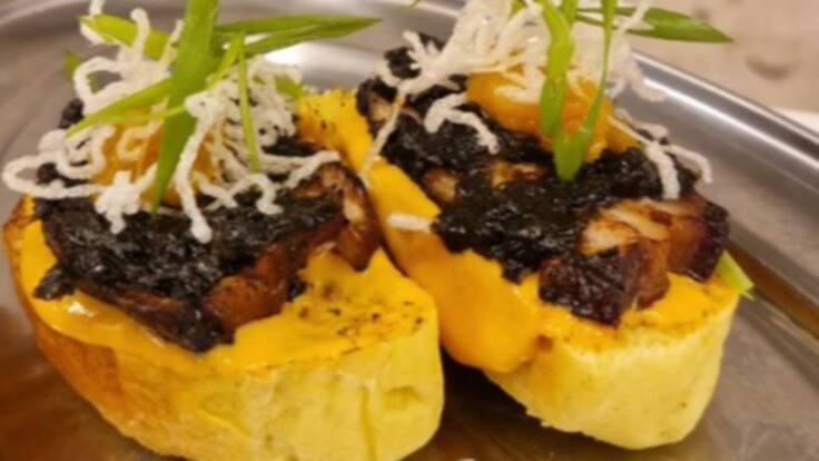 Esto no es otro montadito de lomo: el montadito de panceta que parece un ramen y que no puedes perderte en Murcia