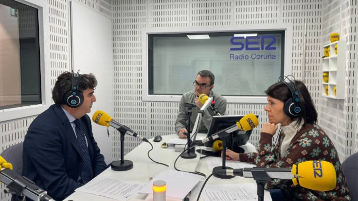 Martín Fernández Prado, presidente de la Autoridad Portuaria de A Coruña, hace balance del 2023