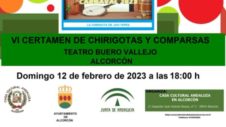 VI Certamen de Chirigotas y comparsas de la Casa de Andalucía de Alcorcón