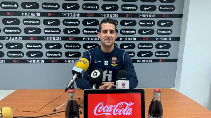 Juanto Ortuño, futbolista del Eldense, asegura que tienen que ser valientes para jugarle al Castellón