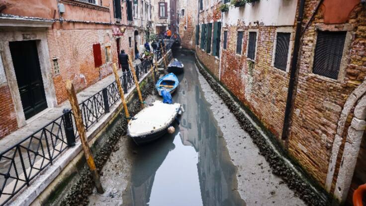 Crónica de Joan Solés sobre la marea baja de Venecia