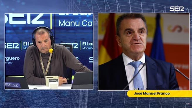 José Manuel Franco: &quot;A Laporta le pediría que colabore con la justicia: nos estamos jugando el prestigio del fútbol español&quot;