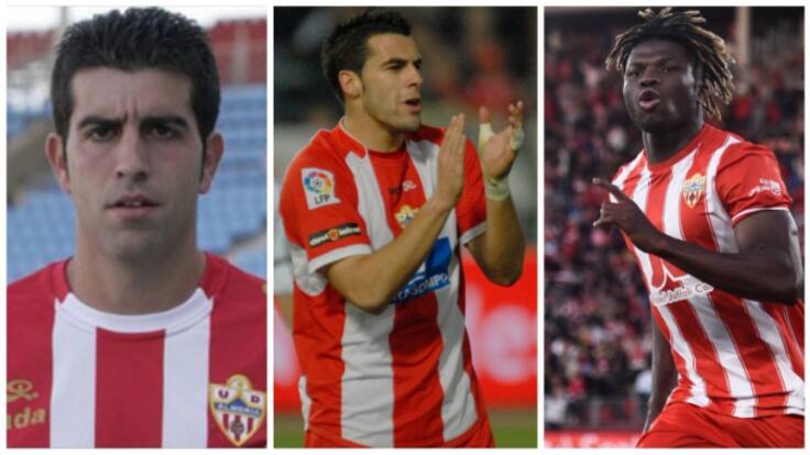Tres nombres para la historia de la UD Almería.