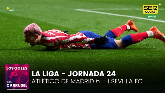 Los goles del Atlético 6 - 1 Sevilla | Set colchonero en el récord de Simeone