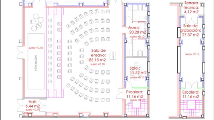 Illescas ampliará su casa de la música: contará con una sala de ensayo para 100 personas