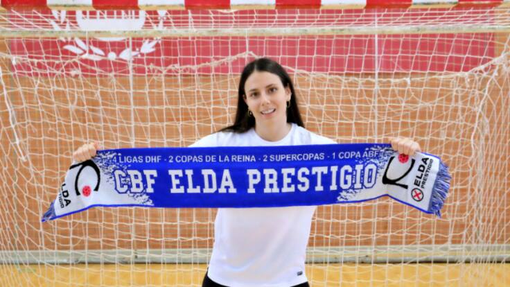 Clara Poo, jugadora del Elda Prestigio, ilusionada con su llegada a Elda