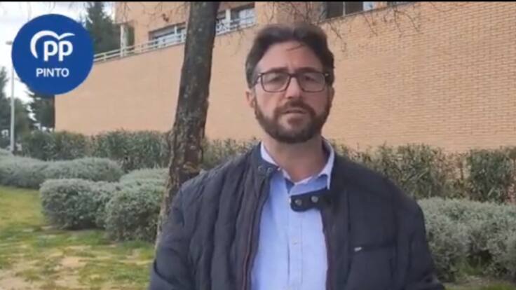 Salomón Aguado, portavoz PP Pinto, habla de la denuncia interpuesta por un delito de coacciones contra él en Facebook.