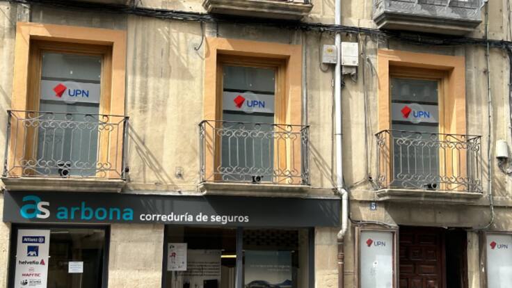 La portavoz de Navarra Suma en el Ayuntamiento de Tafalla, Amaya Orduña, habla sobre la actualidad municipal