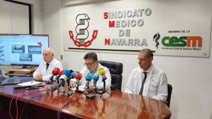 La primera llamada del día con Alberto Pérez, secretario general del Sindicato Médico de Navarra