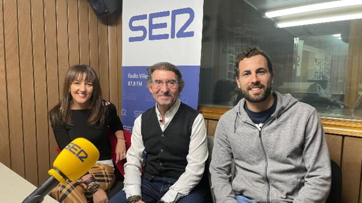 Laura Fuentes de la UPCCA, Nacho González y Dario García de la UCA