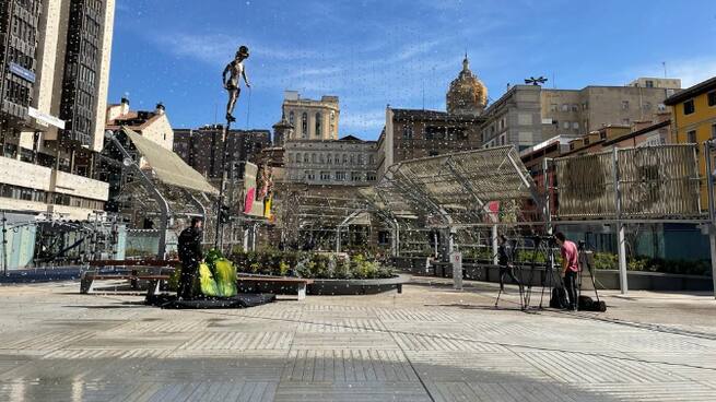 La plaza de Salamero de Zaragoza estrena nueva imagen - Hoy por Hoy Zaragoza (30-03-2023)