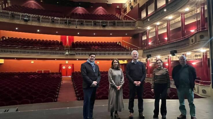 Pablo Hermoso de Mendoza: Obras de ampliación del Teatro Bretón de Logroño (03/04/2023)