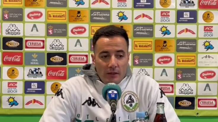 El entrenador del Astorga repasa la previa del duelo ante la Arandina en el Juan Carlos Higuero