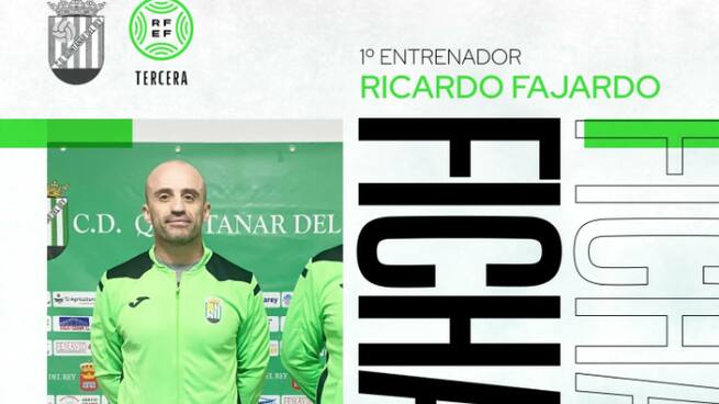 Ricardo Fajardo, entrenador del CD Quintanar del Rey