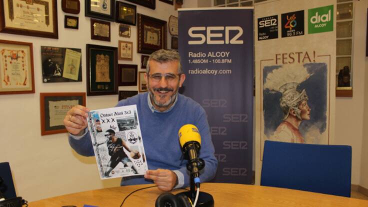 Ser Deportivos Alcoy con Javi Fernández, vicepresidente de la liga local de baloncesto de Alcoy (11/04/2023)