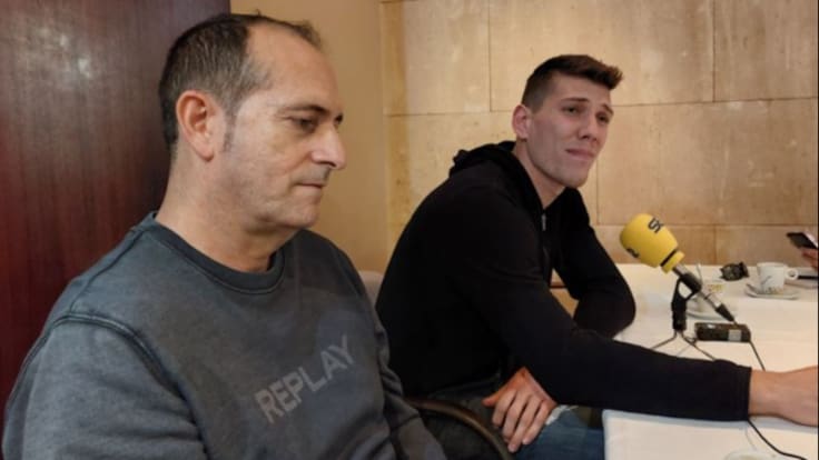 José Nolasco en la previa del partido ante Granollers