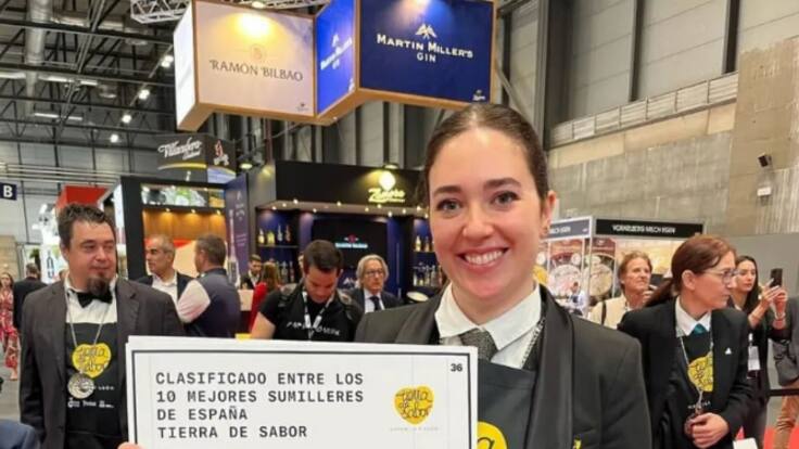 La peñafielense Elía Arranz habla sobre su reciente logro como una de las 10 mejores sumilleres de España