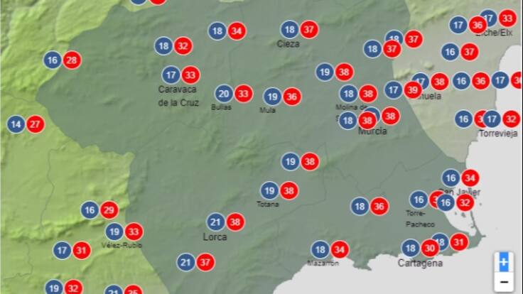 38ºC en pleno mes de abril: la Región de Murcia se prepara para su ola de calor más prematura