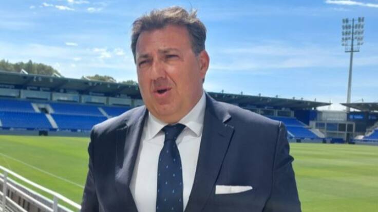 Manolo Torres, presidente de la SD Huesca