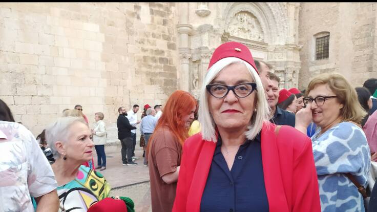 Gloria Zapater, presidenta de la Comparsa de Moros Tariks en Radio Villena SER