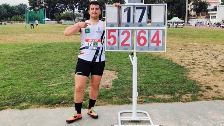 Entrevista al atleta riojano, Darío Blanco, tras batir el récord de La Rioja de lanzamiento de martillo (10/05/2023)